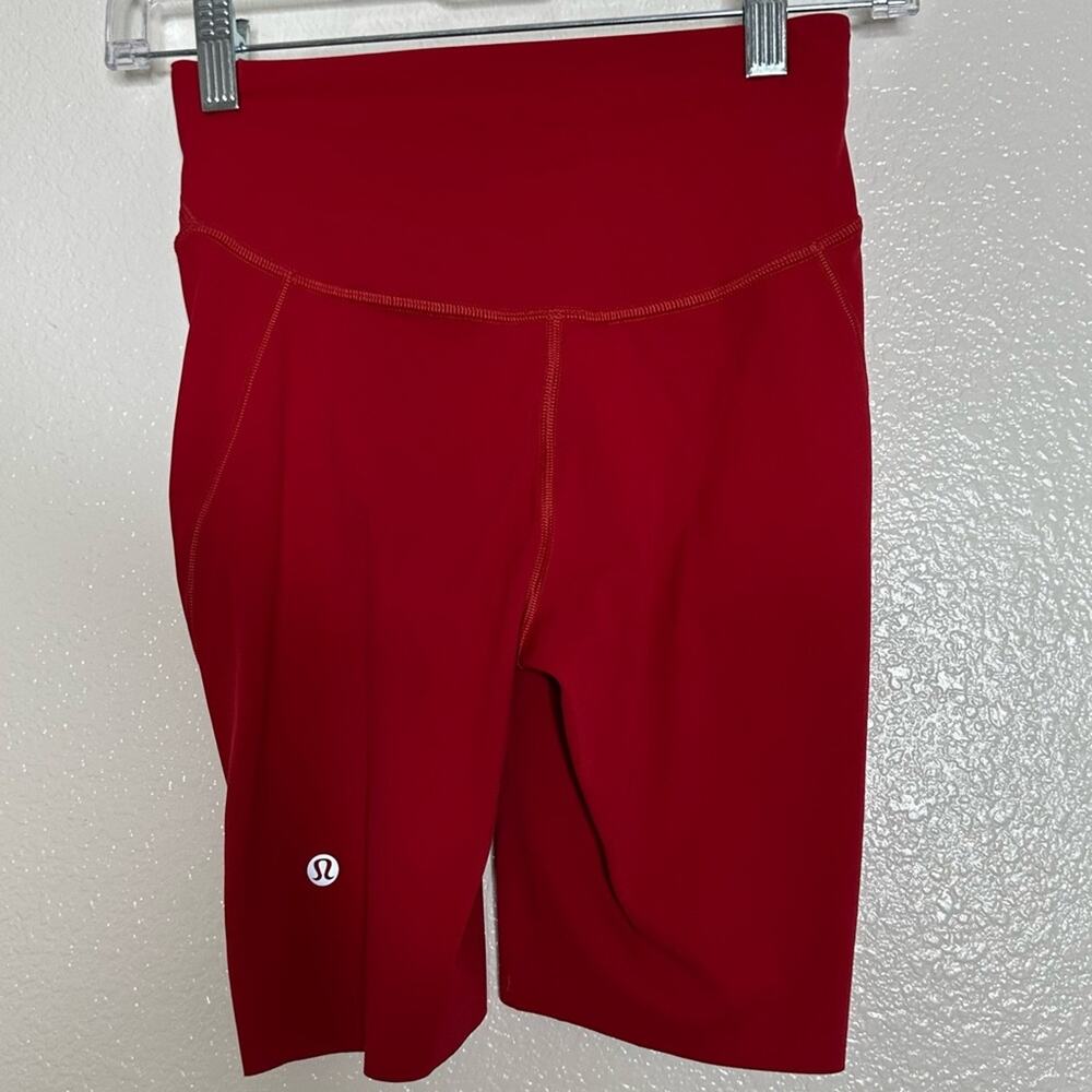 Lululemon Base Pace High-Rise Shorts‎ Red 4